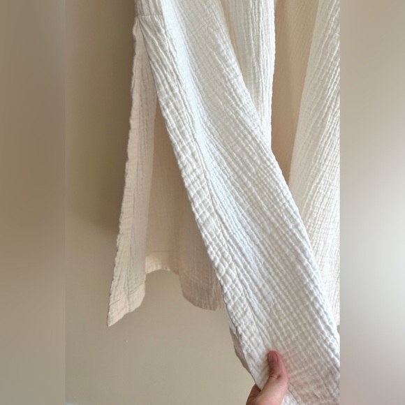 Madewell Isla Maxi Dress, Lighthouse Color, Button Down Kaftan, Size Large - Picture 14 of 16